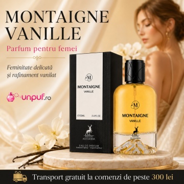 Parfum Arăbesc Alhambra Montaigne Vanille 100 ml, Apă de Parfum Damă, Maison Alhambra, Inspirat Roses Vanille, Aromă Oriental Vanilată cu Bergamotă, Condimente Moi, Tonka, Caramel, Flori Albe, Ambră, Lemn de Santal, Mosc și Vanilie - Img 10