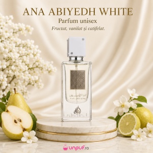 Parfum Arăbesc Ana Abiyedh White Lattafa 60 ml, Apă de Parfum Unisex pentru Damă și Bărbat, aromă fructată, vanilată și moscată - Img 12