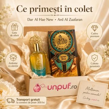 Parfum Arăbesc Ard Al Zaafaran Dar Al Hae New 100 ml, Apă de Parfum Damă, Inspirat Allure Homme Edition Blanche, Aromă Oriental Arabescă cu Bergamotă, Șofran, Trandafir, Oud, Ambră, Mosc și Vanilie - Img 4