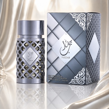 Parfum Arăbesc Ard Al Zaafaran Jazzab Silver 100 ml, Apă de Parfum Bărbați, Inspirat Acqua di Gio Profumo, Aromă Proaspătă Masculină cu Lămâie, Citrice, Frunză de Ceai, Vetiver, Tămâie, Mosc și Cedru