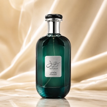 Parfum Arăbesc Ard Al Zaafaran Mousuf Ramadi 100 ml, Apă de Parfum Unisex, Damă și Bărbat, Inspirat Ultra Male, Aromă Oriental Arabescă cu Bergamotă, Condimente, Șofran, Iasomie, Lemn de Santal, Trandafir, Oud, Ambră, Mosc și Vanilie - Img 2