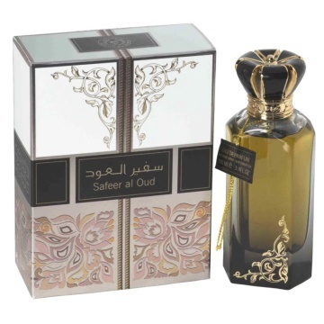 Parfum Arăbesc Ard Al Zaafaran Safeer Al Oud 100 ml, Apă de Parfum Unisex, Damă și Bărbat, Inspirat Black Aoud, Aromă Oriental Oud Lemnoasă cu Bergamotă, Piper Roz, Șofran, Lemn de Santal, Tămâie, Trandafir, Oud, Patchouli, Ambră și Mosc - Img 11