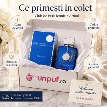 Parfum Arăbesc Armaf Club De Nuit Blue Iconic 105 ml, Apă de Parfum Bărbat, Aromă Lemnos Aromatică, Fresh, Elegantă, Masculină și Magnetică, Inspirată de Bleu De Chanel - Img 4