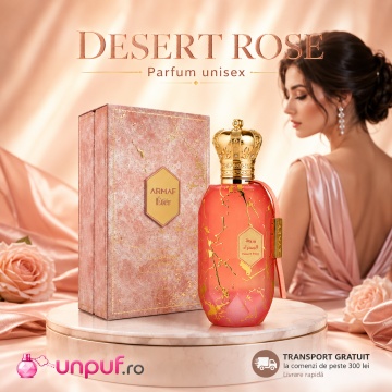 Parfum Arăbesc Armaf Eter Desert Rose 100 ml, Apă de Parfum Damă, Aromă Floral Orientală Inspirată de Oud Satin Mood - Img 10