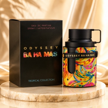 Parfum Arăbesc Armaf Odyssey Ba Ha Mas 100 ml, Apă de Parfum Unisex Damă și Bărbat, Aromă Aromatic Orientală Fresh Marină și Tropicală Inspirată de Invictus Aqua