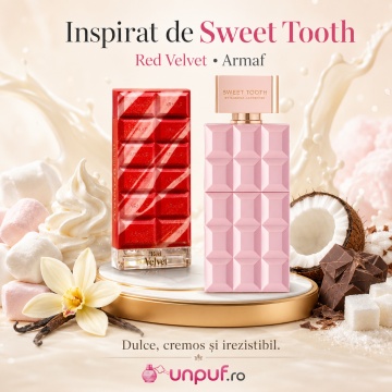 Parfum Arăbesc Armaf Red Velvet 70 ml, Apă de Parfum Unisex Damă și Bărbat, Aromă Floral Orientală, Dulce, Catifelată și Gourmand, Inspirată de Sweet Tooth - Img 8