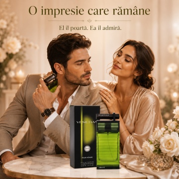 Parfum Arăbesc Armaf Venetian Pour Homme 100 ml, Apă de Parfum Bărbat, Aromă Aromatic Lemnoasă, Fresh, Masculină și Elegantă, Inspirată de Villero Acqua Delle Langhe - Img 5