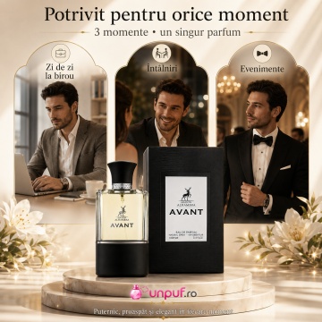 Parfum Arăbesc Avant Maison Alhambra 100 ml, Apă de Parfum Bărbați, Inspirat Aventus For Him Creed, Aromă Chypre Fructată cu Ananas, Bergamotă, Coacăză Neagră, Măr, Iasomie, Lemn de Mesteacăn, Paciuli, Trandafir, Ambră Gri, Lichen, Mosc și Vanilie - Img 6