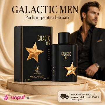 Parfum Arăbesc Bărbat Galactic Men Elixir Maison Alhambra 100 ml, Apă de Parfum, Aromă Oriental Vanilată cu Tutun, Miere, Cacao, Labdanum, Paciuli, Vanilie, Ambră, Bergamotă, Piper Roz și Ciocolată Neagră - Img 10