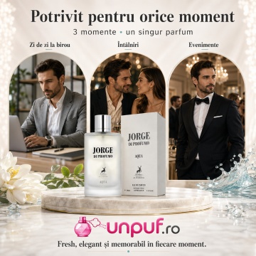 Parfum Arăbesc Bărbat Jorge Di Profumo Aqua Maison Alhambra 100 ml, Apă de Parfum, Inspirat de Acqua di Gio Giorgio Armani, Aromă Aromatic Acvatică cu Bergamotă, Lămâie, Lime, Mandarină, Portocală, Neroli, Note Marine, Lavandă, Iasomie, Cedru, Mosc Alb, L - Img 6