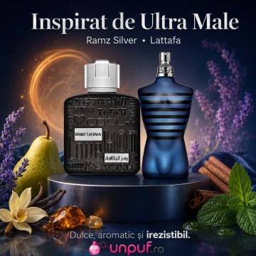 Parfum Arabesc Bărbați Ramz Silver Lattafa, Eau de Parfum 100 ml, Masculin, Dulce Aromatic Vanilat - Img 4
