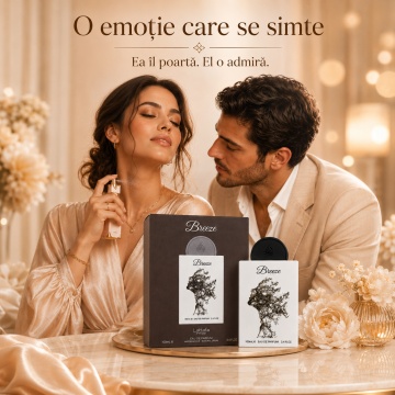 Parfum Arăbesc Breeze Lattafa Pride 100 ml, Apă de Parfum Unisex, Damă și Bărbat, Inspirat 724, Aromă Oriental Lemnoasă Curată și Luminoasă cu Bergamotă, Cardamom, Lăcrămioară, Tămâie, Cedru, Lemn de Santal și Mosc - Img 5