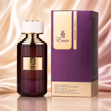 Parfum Arăbesc Cherry Cola Emir 75 ml, Extract de Parfum Unisex Damă și Bărbat, Aromă Oriental Condimentată, Gurmandă, Cireșe, Cola, Vanilie și Scorțișoară, Inspirată de Tonka Cola Mancera
