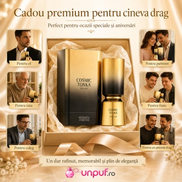 Parfum Arăbesc Cosmic Tonka Eau de Parfum 100 ml, Apă de Parfum Unisex, Damă și Bărbat, French Avenue, Inspirat Arabia La Maison Orientale, Aromă Oriental Tonka Vanilată cu Bergamotă, Migdală, Scorțișoară, Cacao, Lavandă, Tutun Dulce, Tonka, Ambră, Mosc ș - Img 6