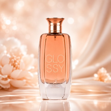 Parfum Arăbesc Damă Glossy Maison Alhambra 100 ml, Apă de Parfum, Inspirat de Idôle L’Intense Lancôme, Aromă Floral Orientală cu Frezie, Bergamotă, Ceai, Floare de Portocal, Iasomie, Orhidee, Trandafir, Mosc, Paciuli și Vanilie - Img 2
