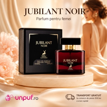 Parfum Arăbesc Damă Jubilant Noir Maison Alhambra 100 ml, Apă de Parfum, Inspirat de Crystal Noir Versace, Aromă Floral Ambrată și Oriental Florală cu Cardamom, Ghimbir, Piper Roz, Bujor, Floare de Portocal, Gardenie, Nucă de Cocos, Lemn de Santal, Mosc ș - Img 10