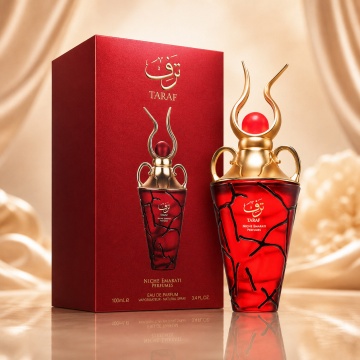 Parfum Arabesc Damă Lattafa Taraf Niche Emarati Perfumes, Eau de Parfum 100 ml, Floral Fructat Dulce, Căpșuni, Cireșe