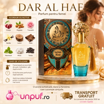 Parfum Arăbesc Dar Al Hae New Ard Al Zaafaran 100 ml, Apă de Parfum Damă, Aromă Ambrat Lemnoasă Inspirată de Black Perfecto - Img 9