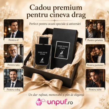 Parfum Arăbesc Dark Door Intense Maison Alhambra 100 ml, Apă de Parfum Bărbați, Inspirat Dior Homme Intense, Aromă Lemnos Floral Mosc cu Lavandă, Stânjenel, Ambrette, Pară, Cedru și Vetiver - Img 7