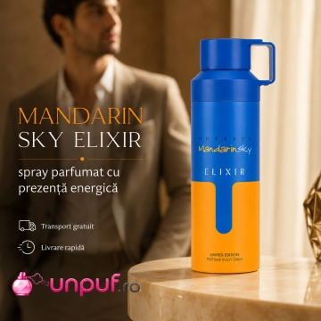 Parfum Arăbesc Deodorant Armaf Odyssey Mandarin Sky Elixir 200 Ml - Img 9