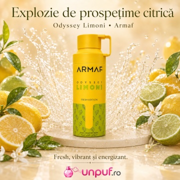 Parfum Arăbesc Deodorant Odyssey Limoni Fresh Edition 200 Ml - Img 7