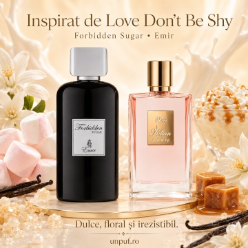 Parfum Arăbesc Emir Forbidden Sugar 100 ml, Apă de Parfum Unisex Damă și Bărbat, Aromă Gurmand Dulce, Caramel, Fructe Dulci, Praline, Flori Albe, Vanilie și Mosc, Inspirată de Love Don’t Be Shy - Img 8