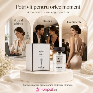 Parfum Arăbesc Escent Musk By Sara Escent 100 ml, Unisex, Damă, Bărbat, edp - Img 6