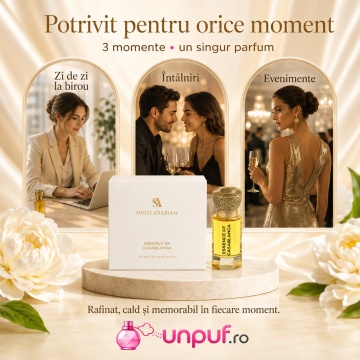 Parfum Arăbesc Essence of Casablanca 12 ml ulei, Swiss Arabian, Esență ulei parfum , Unisex, Damă, Bărbat - Img 6