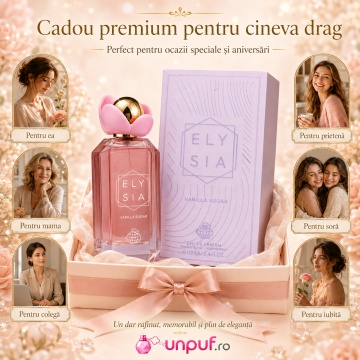 Parfum Arăbesc Fragrance World Elysia Vanilla Sugar 100 ml, Apă de Parfum Damă, Aromă Gurmand Dulce cu Caramel, Fructe Dulci, Zahăr, Praline, Flori Albe, Note Cremoase, Tonka, Ambră, Mosc și Vanilie - Img 7