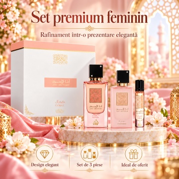 Parfum Arăbesc Gift Set Ana Abiyedh Coral 60Ml + 12 Ml Hairmist - Img 4