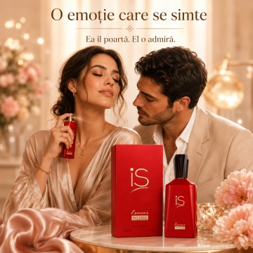 Parfum Arăbesc iS l'Amour Intense Eau de Parfum 75 ml, Damă, Aromă Floral Ambrat Vanilată cu Bergamotă, Lavandă, Mandarină, Iasomie Sambac, Floare de Portocal, Orhidee, Tonka, Mosc și Vanilie - Img 5