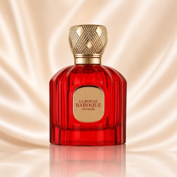 Parfum Arăbesc La Rouge Baroque Extreme Maison Alhambra EDP 100 ml Unisex, Inspirat Baccarat Rouge 540 Extrait, Aromă Oriental Florală cu Șofran, Migdală Amară, Iasomie, Cedru, Ambergris, Mosc și Ambră - Img 2