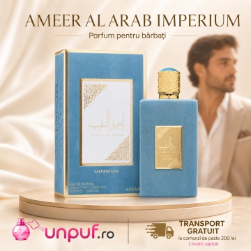 Parfum Arăbesc Lattafa Ameer Al Arab Imperium 100 ml, Apă de Parfum Bărbat, Aromă Masculină Elegantă cu Oud de Cambodgia, Bergamotă, Mosc, Salvie, Șofran, Lemn de Agar, Santal și Rășină - Img 10