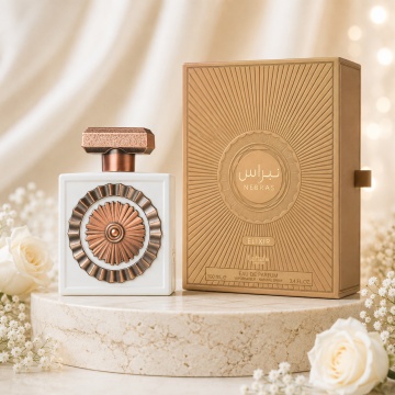 Parfum Arăbesc Lattafa Nebras Elixir 100 ml, Apă de Parfum Damă, Aromă Dulce Vanilată cu Bomboane de Lapte, Frișcă, Mosc și Ambră