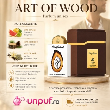 Parfum Arăbesc Lattafa Pride Art Of Wood 100 ml, Apă de Parfum Damă, Aromă Fresh Lemnoasă cu Grapefruit, Bergamotă, Cedru, Vetiver, Vanilie și Mușchi de Stejar - Img 9