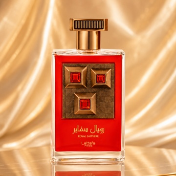 Parfum Arăbesc Lattafa Pride Royal Saphire 100 ml, Apă de Parfum Damă, Aromă Florală Orientală cu Mandarină, Lămâie, Șofran, Iasomie, Trandafir, Mosc, Vanilie și Ambră Cenușie - Img 2