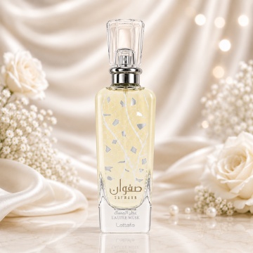 Parfum Arăbesc Lattafa Safwaan L’Autre Musk 100 ml, Apă de Parfum Unisex, Aromă Curată Pudrată cu Mosc, Vanilie, Ambră, Oud și Note Lemnoase - Img 2