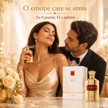 Parfum Arăbesc Lattafa Saud EDP 100 ml Unisex, Inspirat Oud Maracuja, Aromă Orientală cu Mandarină, Bergamotă, Portocale, Oud, Mosc, Lemn, Iasomie și Trandafir - Img 5