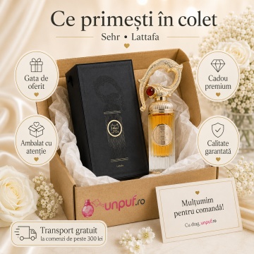 Parfum Arăbesc Lattafa Sehr 100 ml, Apă de Parfum Unisex, Aromă Gurmandă Vanilată cu Migdale Amare, Scorțișoară, Tonka, Ambră și Lemn Akigala - Img 4