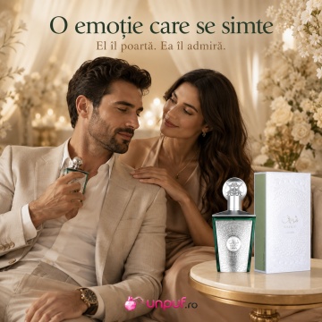 Parfum Arăbesc Lattafa Sherif 100 ml, Apă de Parfum Bărbat, Aromă Fresh Lemnoasă cu Cimbru, Măr, Bergamotă, Petitgrain, Cedru, Mosc și Cashmeran - Img 7