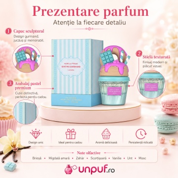 Parfum Arabesc Lattafa Vanilla Freak Give Me Gourmand EDP 75 ml, Damă și Bărbat, Unisex, Dulce, Gurmand și Jucăuș - Img 3