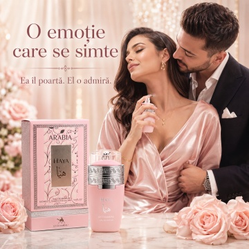 Parfum Arăbesc Le Chameau Arabia Haya EDP 100 ml Damă, Inspirat Yara, Aromă Oriental Ambrată cu Citrice, Șofran, Flori Albe, Rășini, Vanilie, Mosc, Ambră și Lemn de Cedru - Img 5