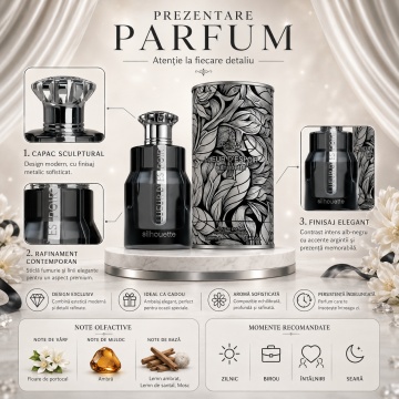 Parfum Arăbesc Lueur D'Espoir Silhouette Emir 100 ml, Apă de Parfum Unisex, Damă și Bărbat, Aromă Floral Mosc Elegantă, Inspirat Stellar Times Louis Vuitton - Img 3