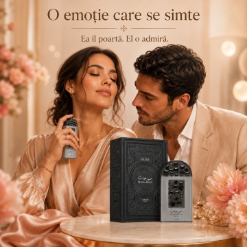 Parfum Arăbesc Maharjan Silver Lattafa Pride EDP 100 ml Bărbat, Inspirat Silver Mountain Water Creed, Aromă Citric Aromatică cu Bergamotă, Mandarină, Iris, Iasomie, Mesteacăn, Mosc și Vetiver - Img 5