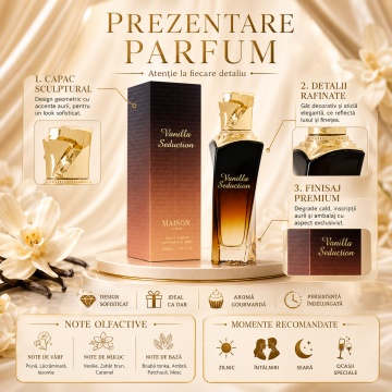 Parfum Arăbesc Maison Asrar Vanilla Seduction 100 ml, eau de parfum, Damă - Img 3