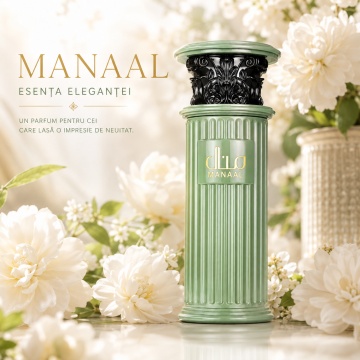 Parfum Arăbesc Manaal Ard Al Zaafaran 100 ml, Apă de Parfum Unisex Damă și Bărbat, Aromă Aromatică Lemnoasă cu Grapefruit, Bergamotă, Piper, Lavandă, Note Acvatice, Ambră, Cedru, Mosc și Vetiver - Img 3