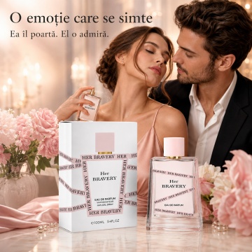 Parfum Arăbesc Milestone Her Bravery EDP 100 ml Damă, Inspirat Her Elixir, Aromă Floral Fructată cu Fructe Roșii, Bergamotă, Piersică, Flori Albe, Iasomie, Trandafir, Cedru, Mosc și Vanilie - Img 5