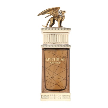 Parfum Arăbesc Mythical Gryphon French Avenue EDP 100 ml Bărbat, Inspirat Ombre Nomade, Aromă Lemnos Ambrată Mitică cu Bergamotă, Piper Negru, Șofran, Patchouli, Cedru, Tămâie, Oud, Ambră, Mosc și Piele - Img 11