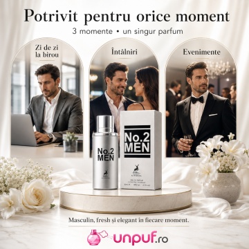 Parfum Arăbesc No. 2 Men Maison Alhambra EDP 80 ml Bărbat, Inspirat 212 Men Carolina Herrera, Aromă Lemnos Floral Mosc cu Bergamotă, Grepfrut, Lavandă, Condimente, Gardenie, Ghimbir, Salvie, Santal, Mosc, Vetiver și Labdanum - Img 6