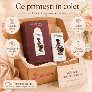 Parfum Arăbesc Original Unisex La African Drummer Lattafa Pride 100 ml, Apă de Parfum, Inspirat de The Only One, Aromă Oriental Aromatică cu Bergamotă, Nucă de Cocos, Iasomie, Floare de Portocal, Ylang Ylang, Ambroxan, Mosc și Vanilie - Img 4